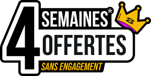 4 semaines offertes sans engagement